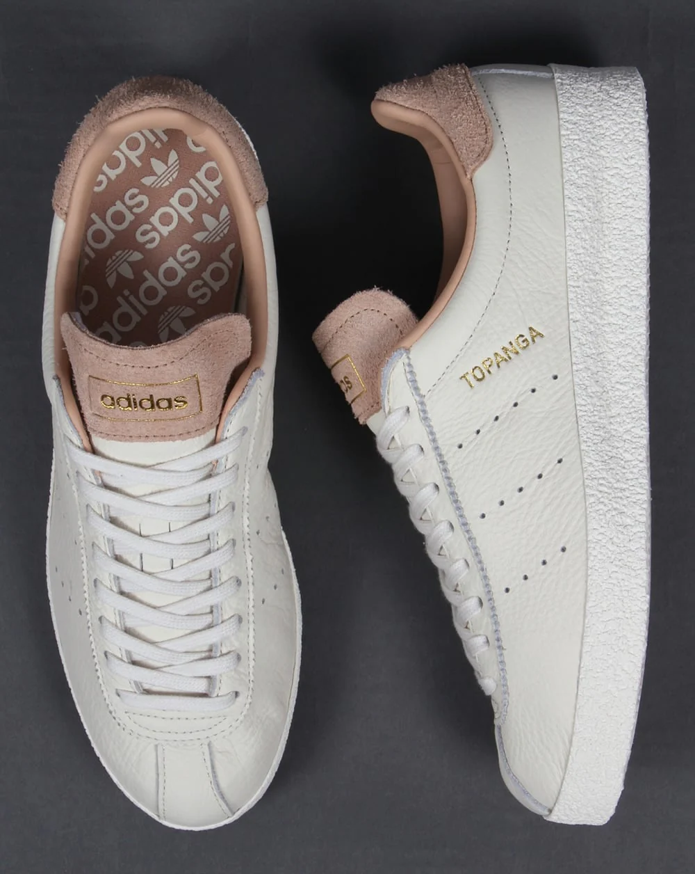Adidas Topanga Leather Trainers Off White/Clean - Image 2