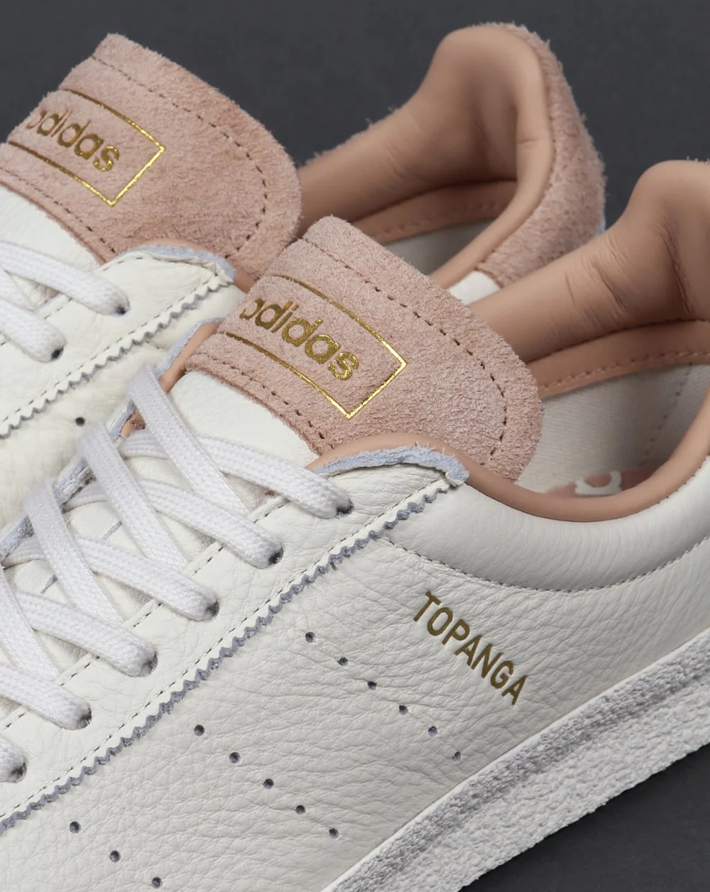 Adidas Topanga Leather Trainers Off White/Clean - Image 4