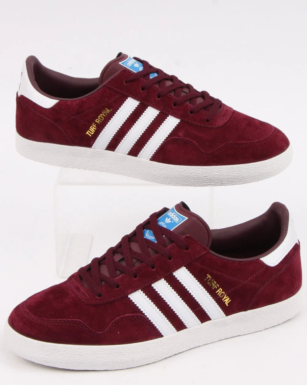 Adidas Turf Royal Trainers Deep Burgundy/White