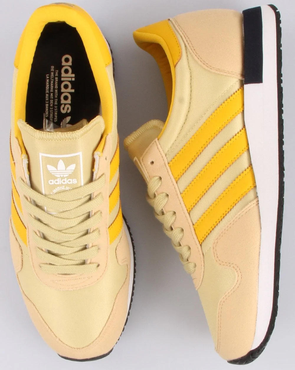 Adidas Usa 84 Trainers Hazy Beige/Hazy Yellow - Image 2