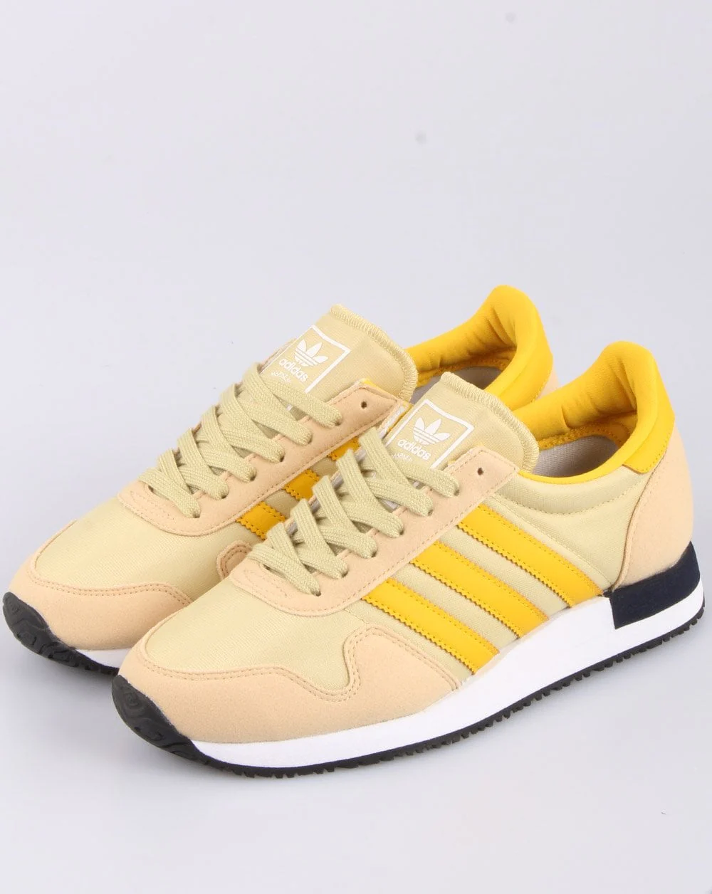 Adidas Usa 84 Trainers Hazy Beige/Hazy Yellow - Image 3