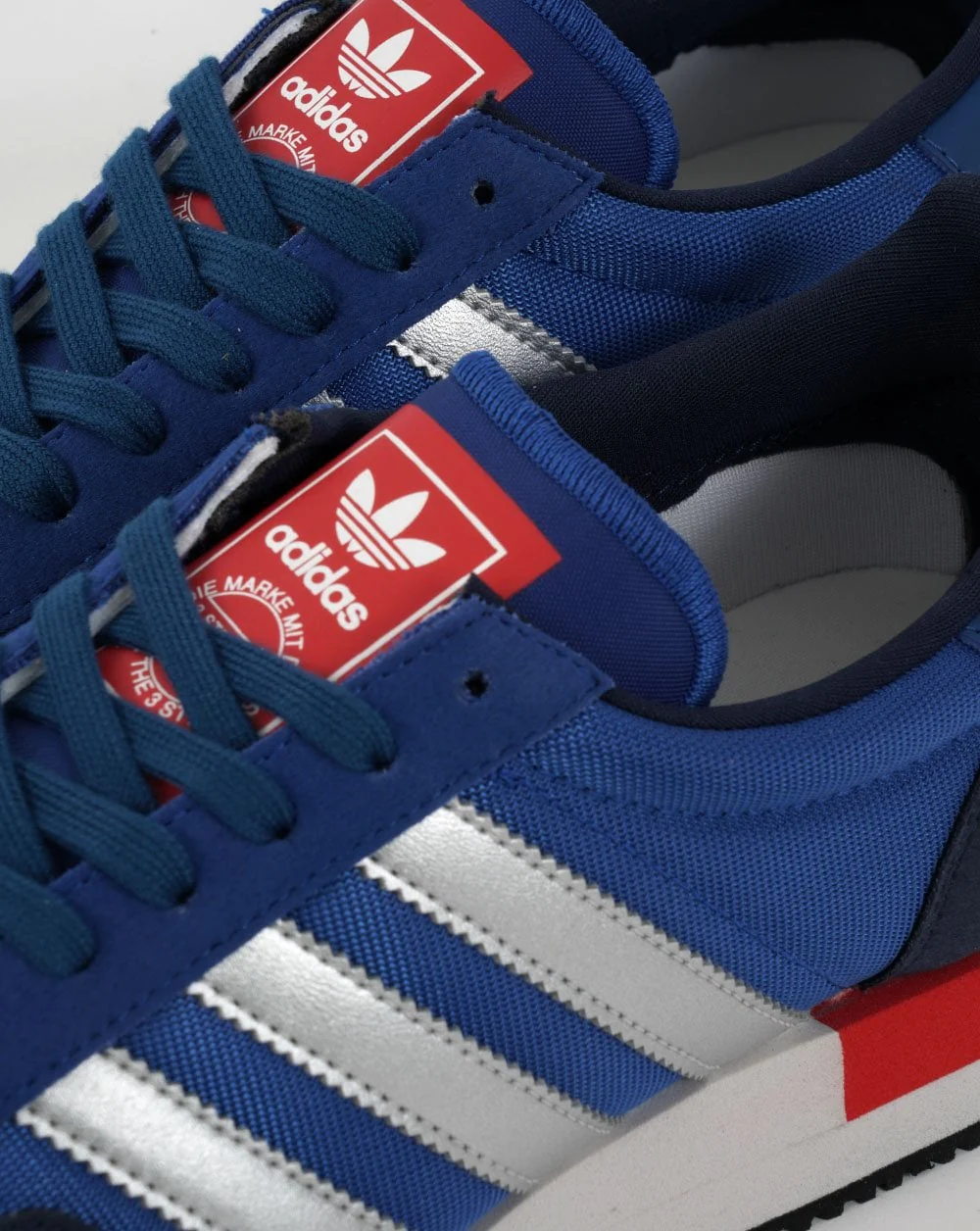 Adidas USA 84 Trainers Royal/Silver/Navy - Image 2
