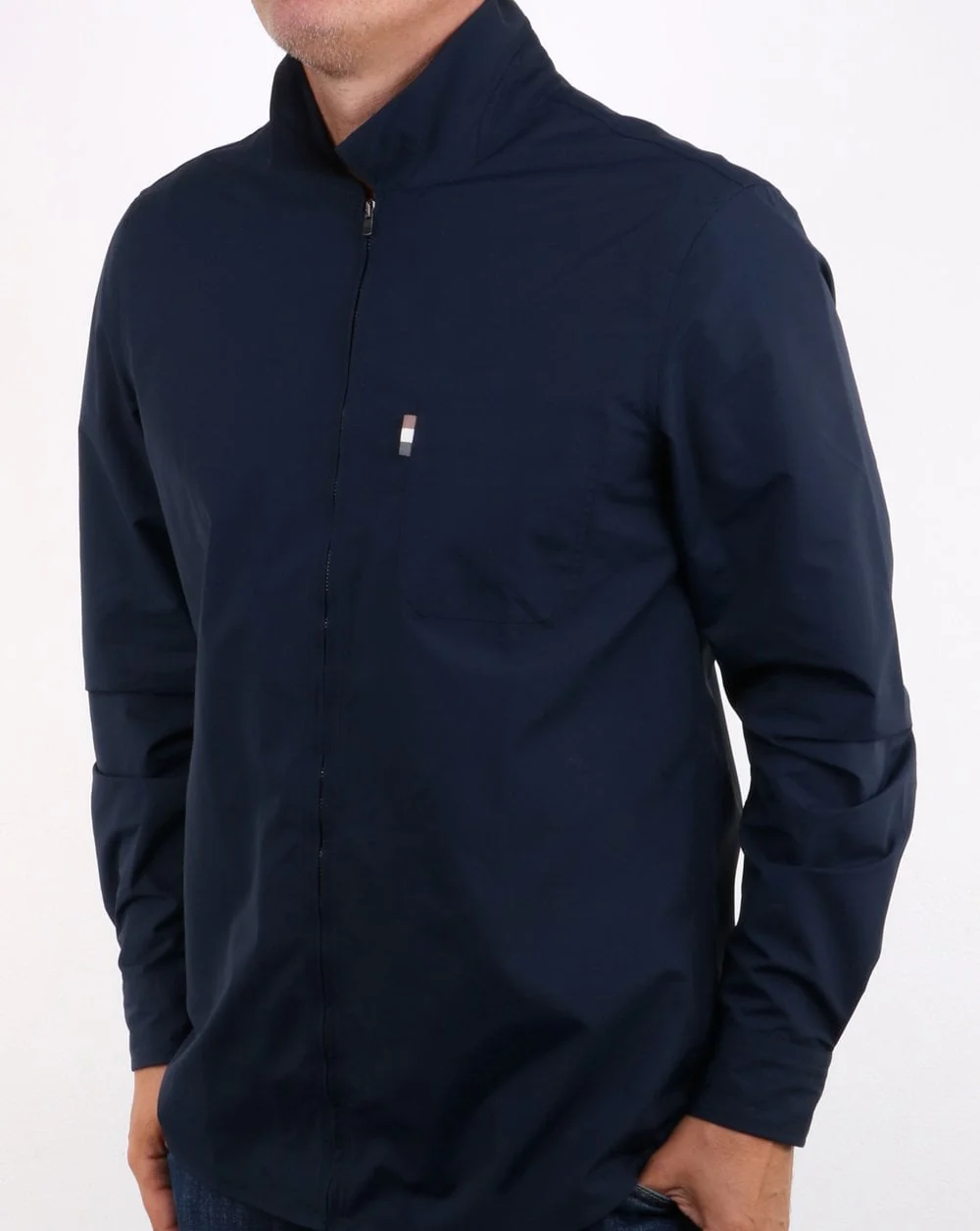 Aquascutum Brodie Zip Jacket Navy - Image 3