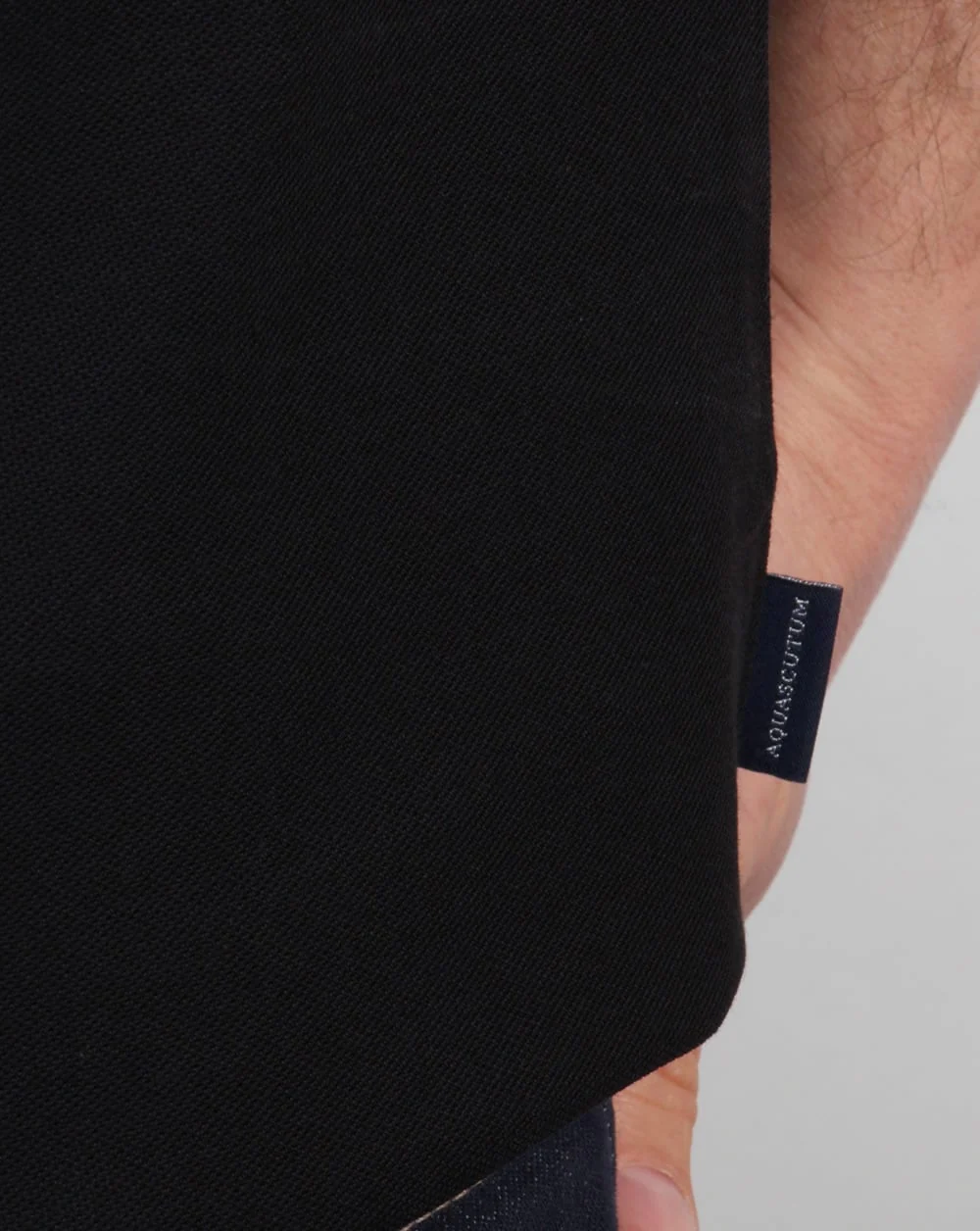 Aquascutum Hector Polo Shirt Black - Image 3