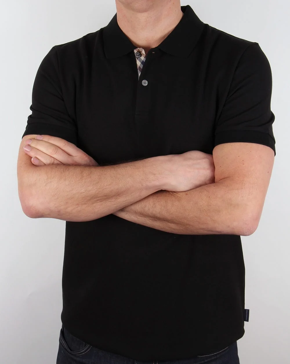 Aquascutum Hector Polo Shirt Black - Image 4