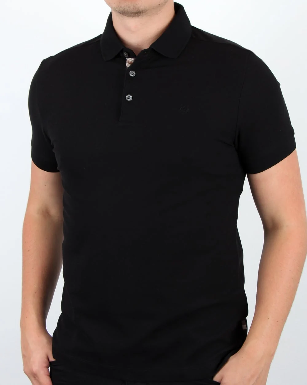 Aquascutum Hillington Polo Shirt Black