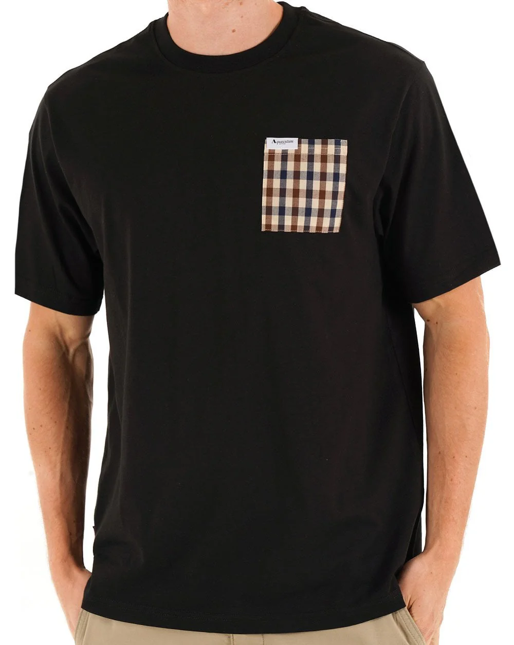 Aquascutum Iconic Pocket T-shirt Black
