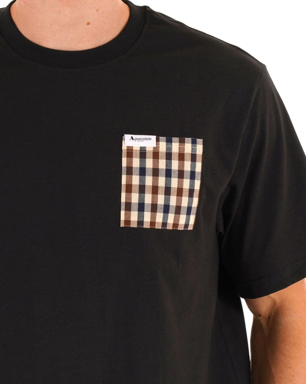 Aquascutum Iconic Pocket T-shirt Black - Image 2