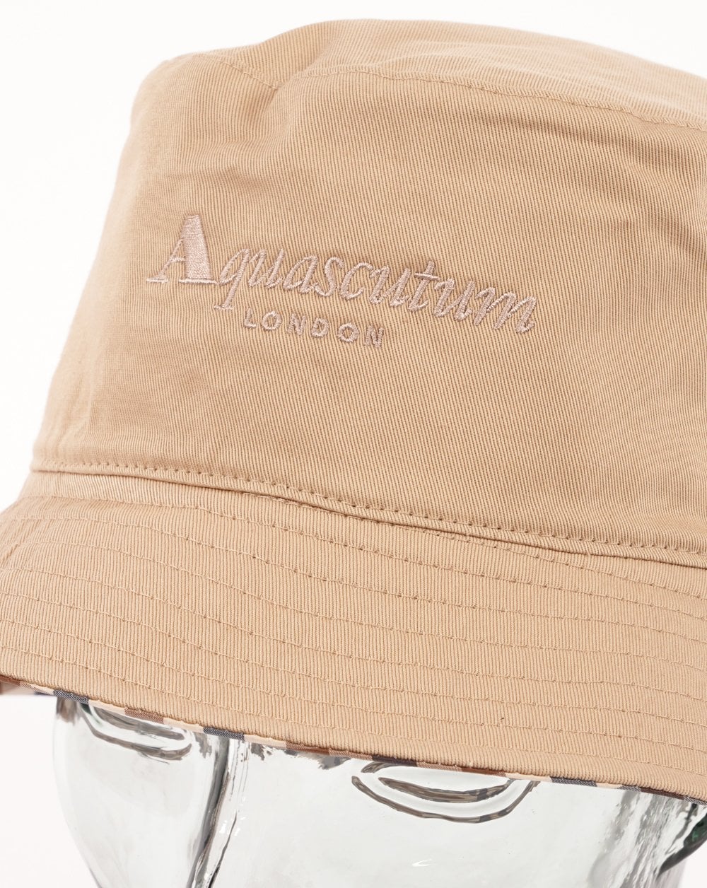Aquascutum Reversible Bucket Hat Sand - Image 4