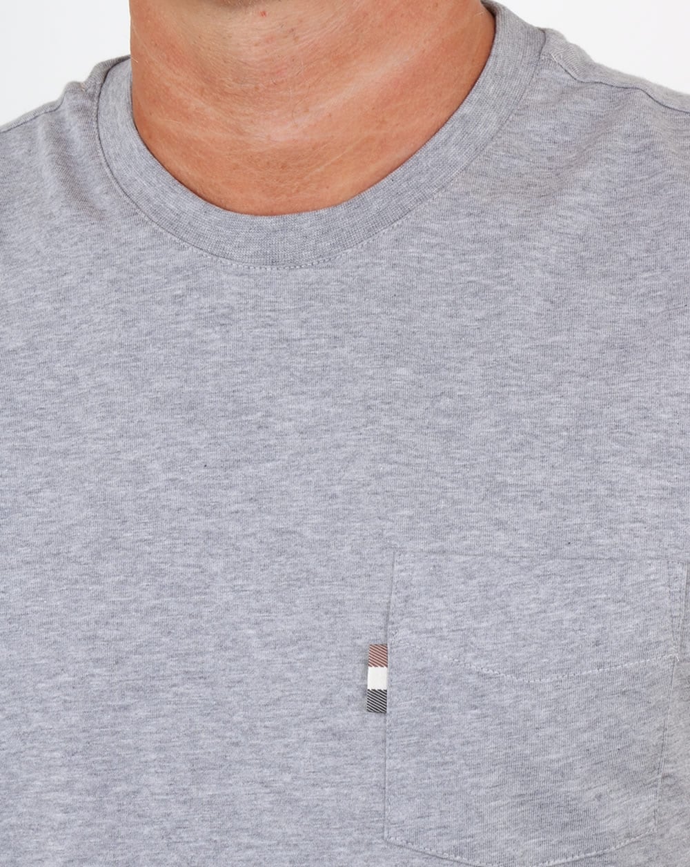 Aquascutum Wilmslow T Shirt Grey - Image 2
