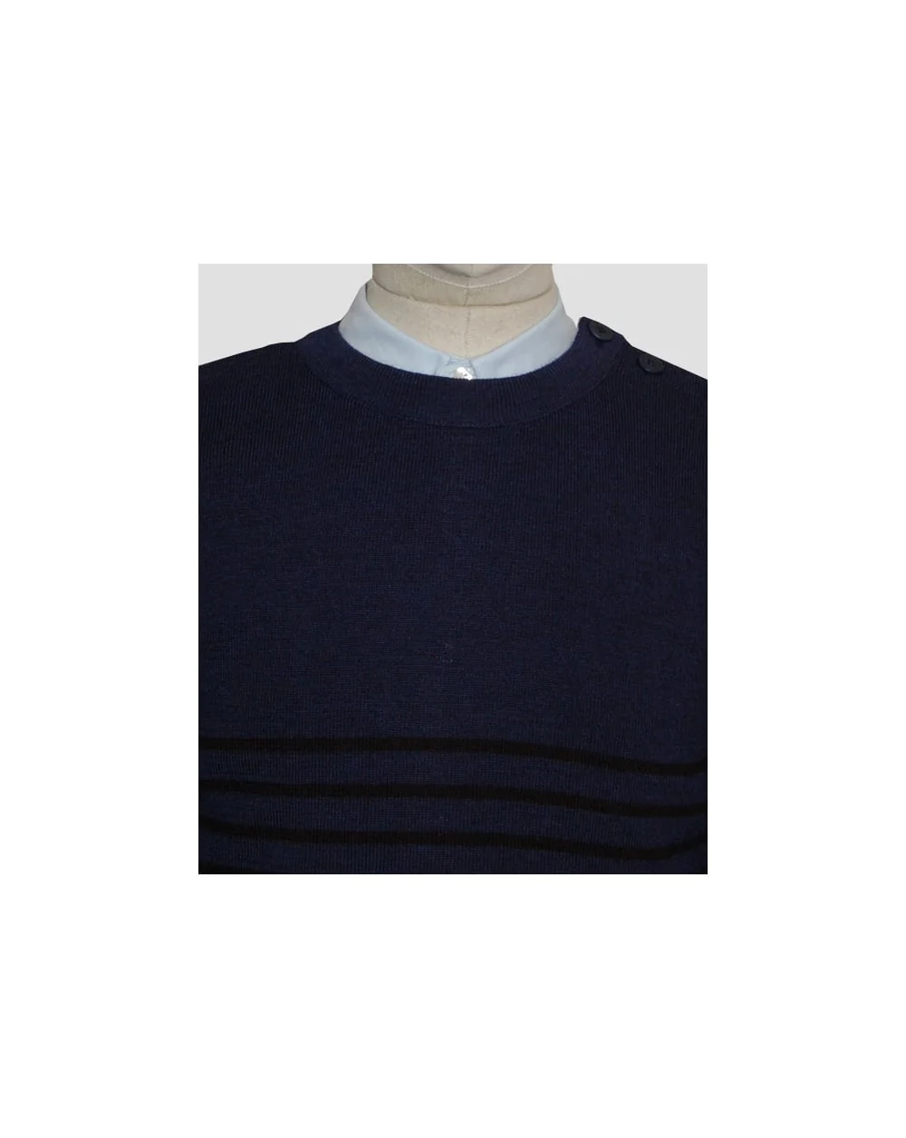 Armor-lux Marin Heritage Crew Neck Jumper Navy/black - Image 5