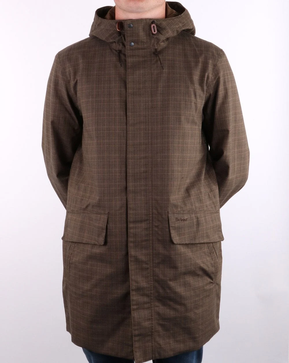 Barbour Audell Waterproof Jacket Brown