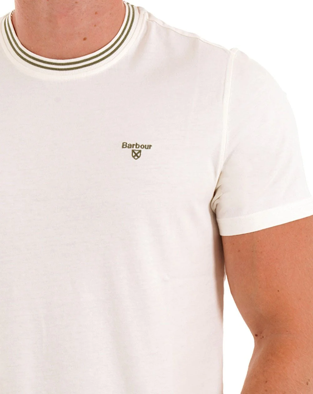 Barbour Austwick T Shirt Whisper White - Image 2