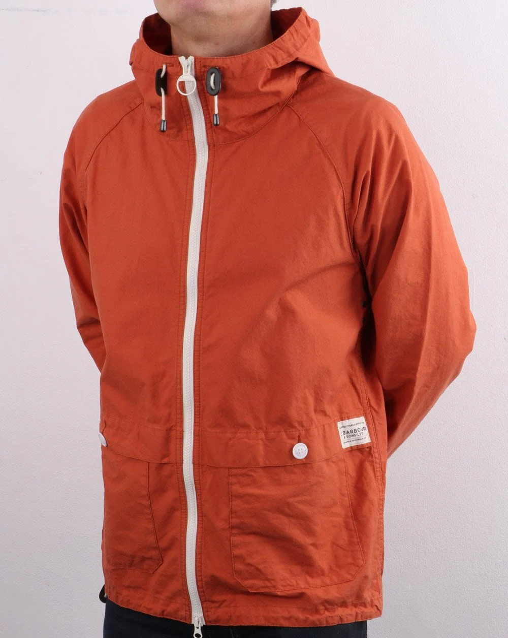 Barbour Bennet Casual Jacket Terracotta - Image 2