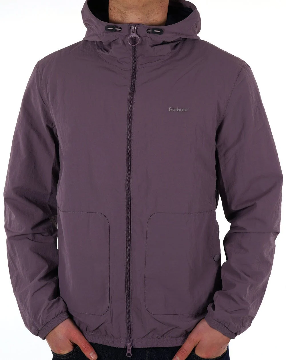Barbour Berwick Showerproof Jacket Purple Slate - Image 2