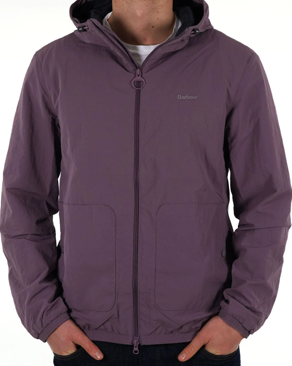 Barbour Berwick Showerproof Jacket Purple Slate - Image 4