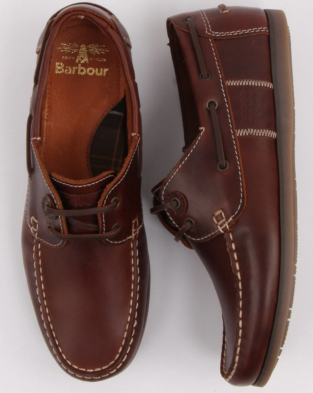 Barbour Capstan Boat Shoe Mahogany - Image 2