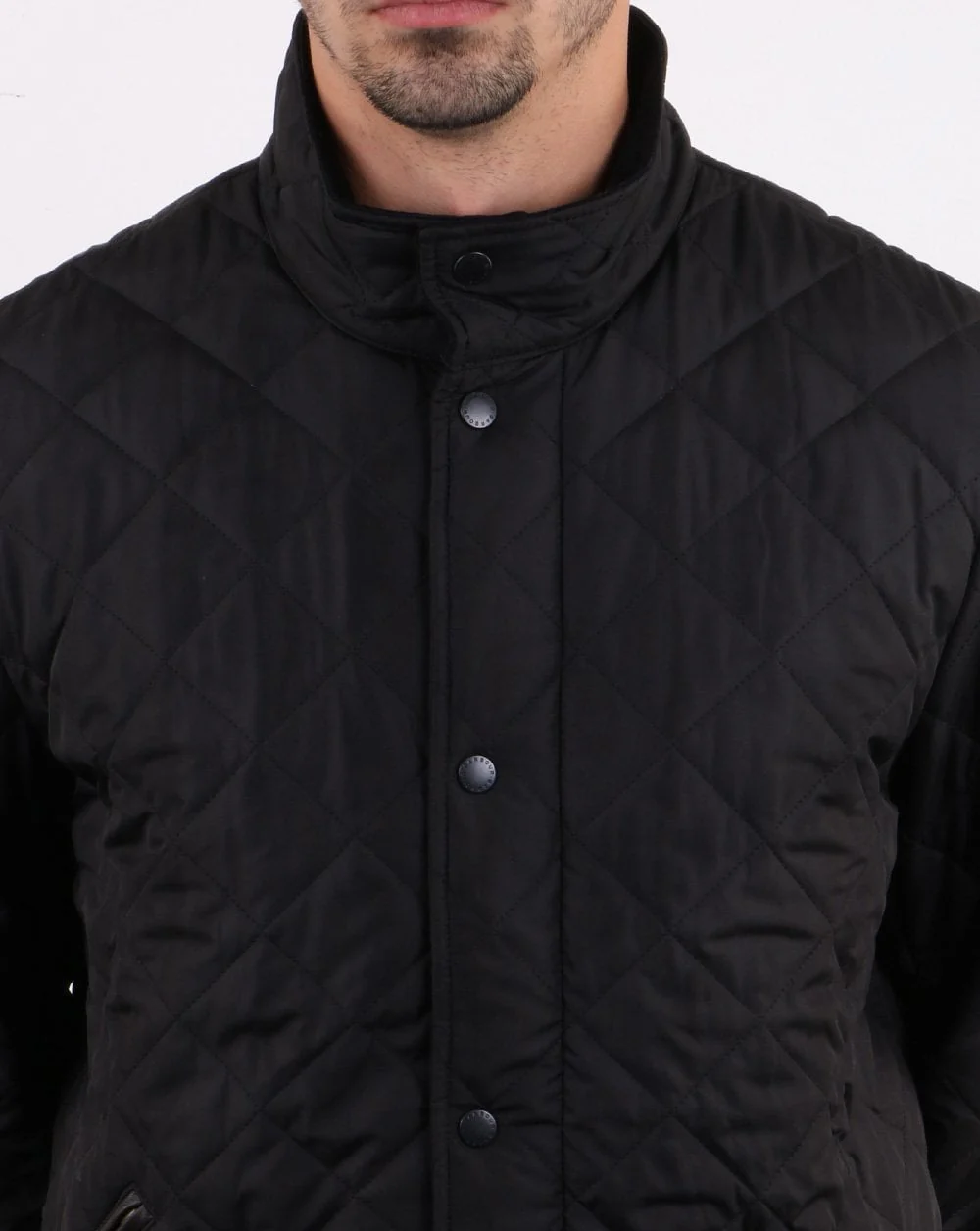 Barbour Chelsea Sports Quilted Jacket Black - Image 4