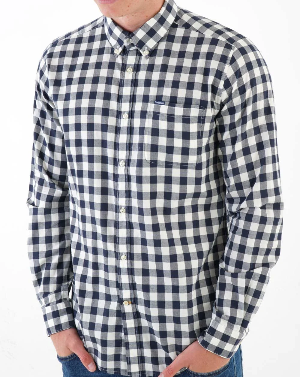 Barbour Drover Tailored Fit Shirt Navy