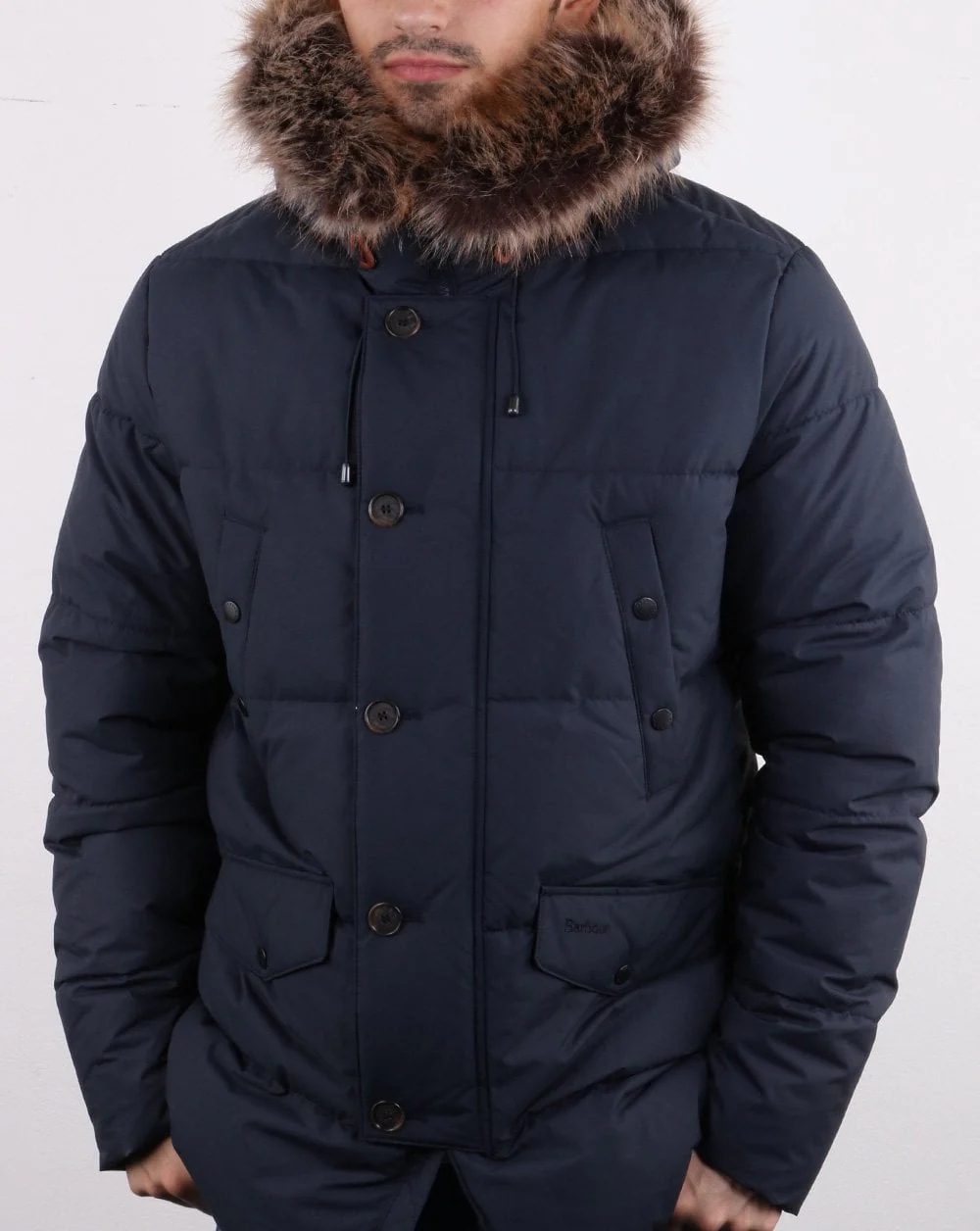 Barbour Fenny Quilt Jacket Navy - Image 2