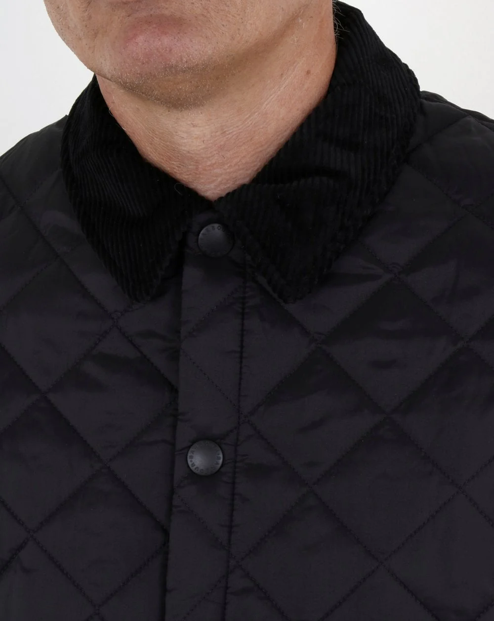 Barbour Heritage Classic Quilted Jacket Black - Image 3
