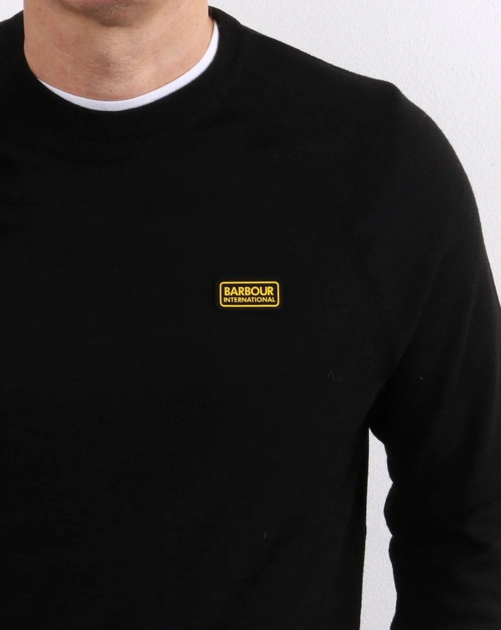 Barbour International Absorb Merino Knit Black - Image 3