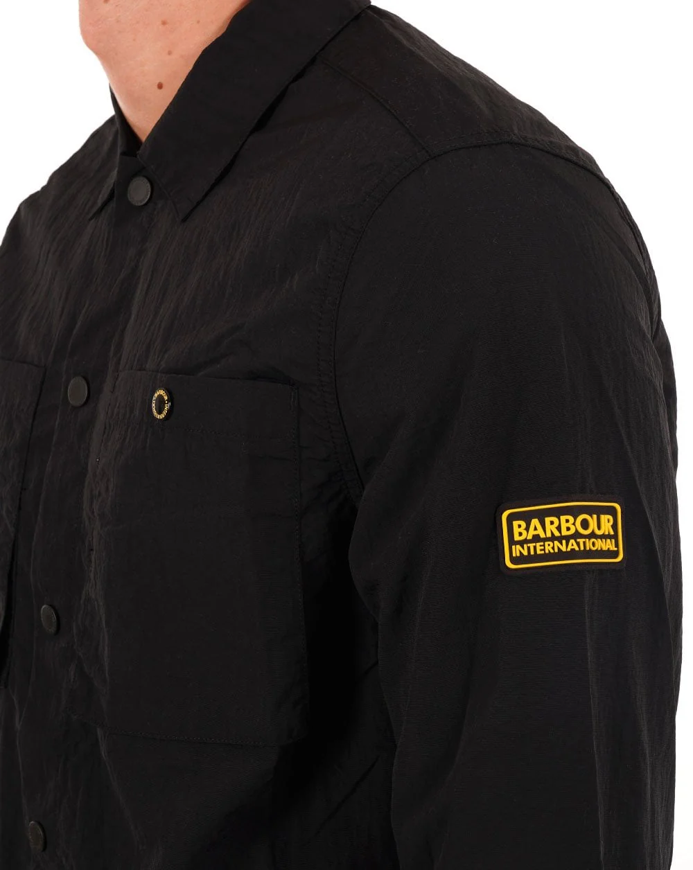 Barbour International Cadwell Overshirt Black - Image 2