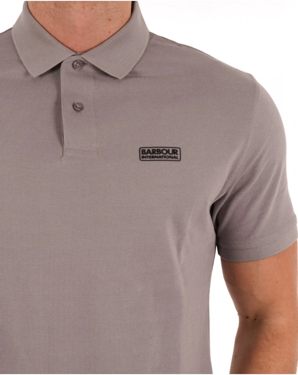 Barbour International Essential Polo Pale Slate - Image 2