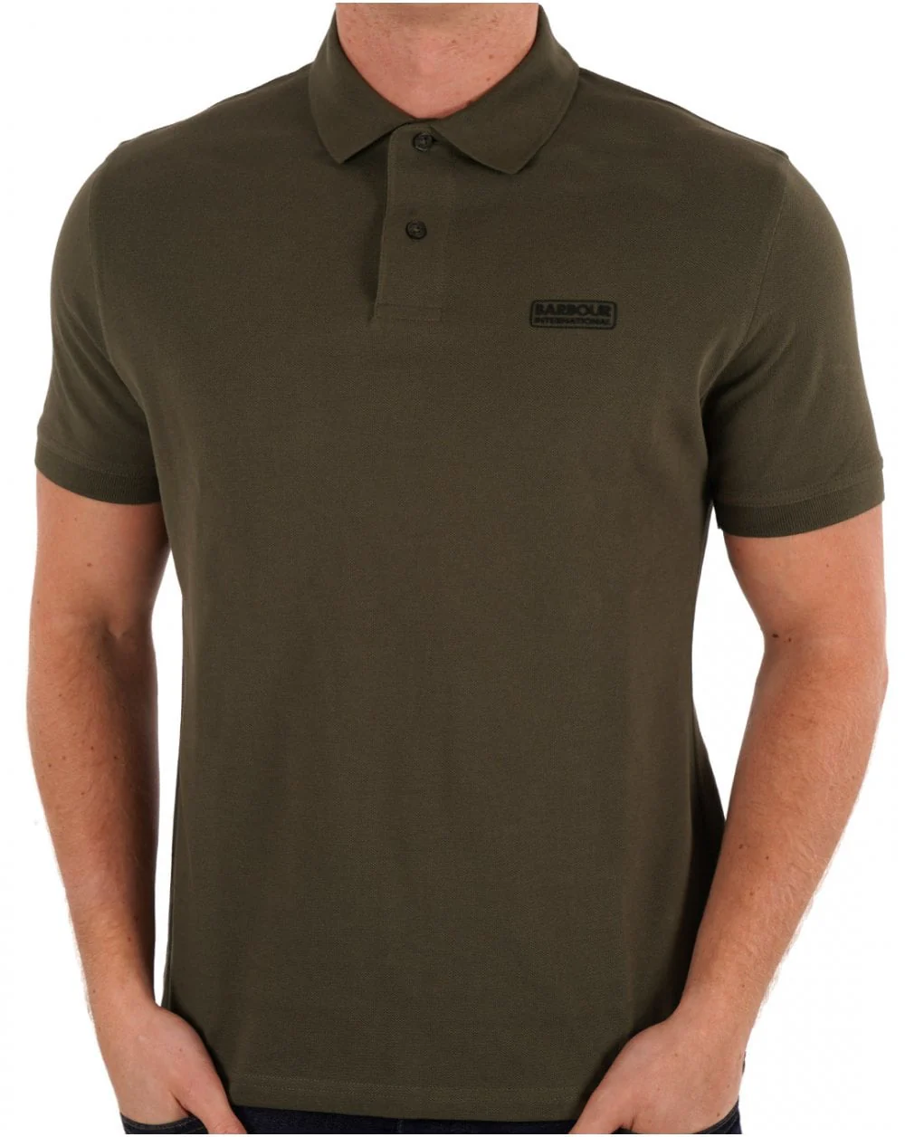 Barbour International Essential Polo Uniform Green
