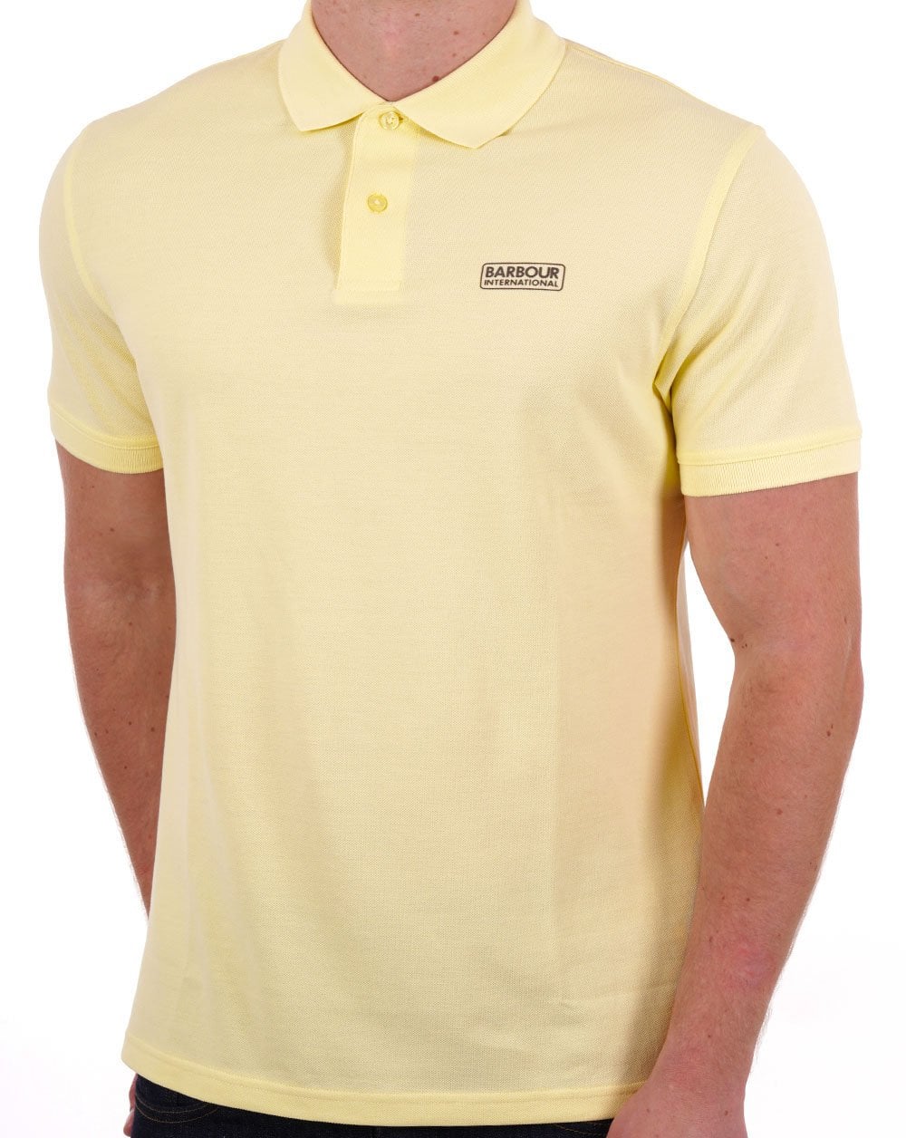 Barbour International Essential Polo Yellow - Image 2