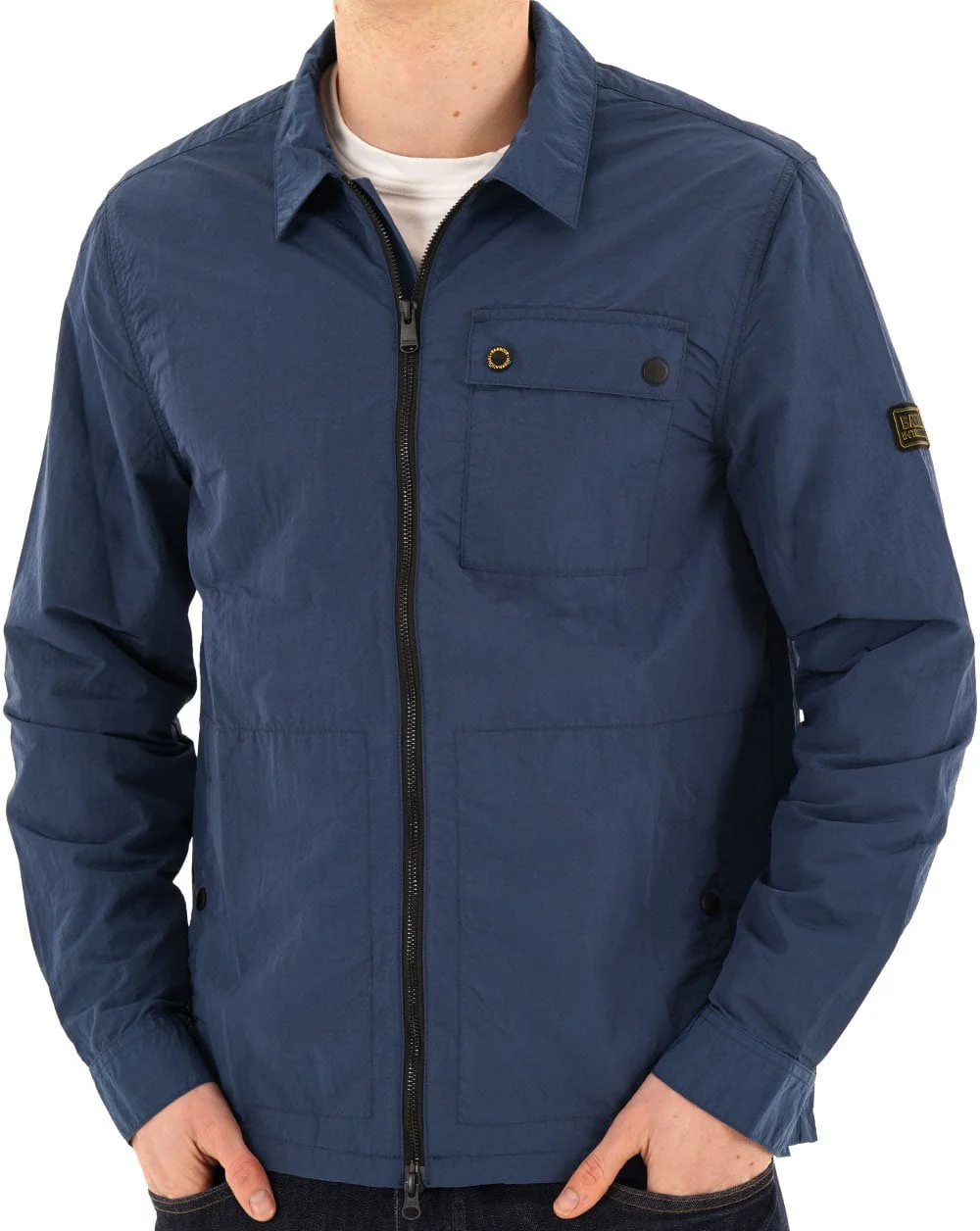 Barbour International Inline Overshirt Insignia Blue - Image 3