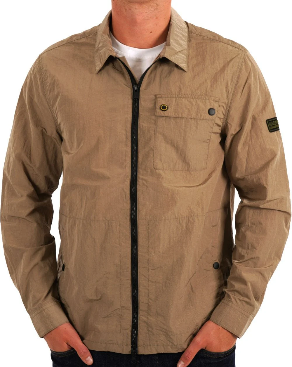 Barbour International Inline Overshirt Timberwolf - Image 3