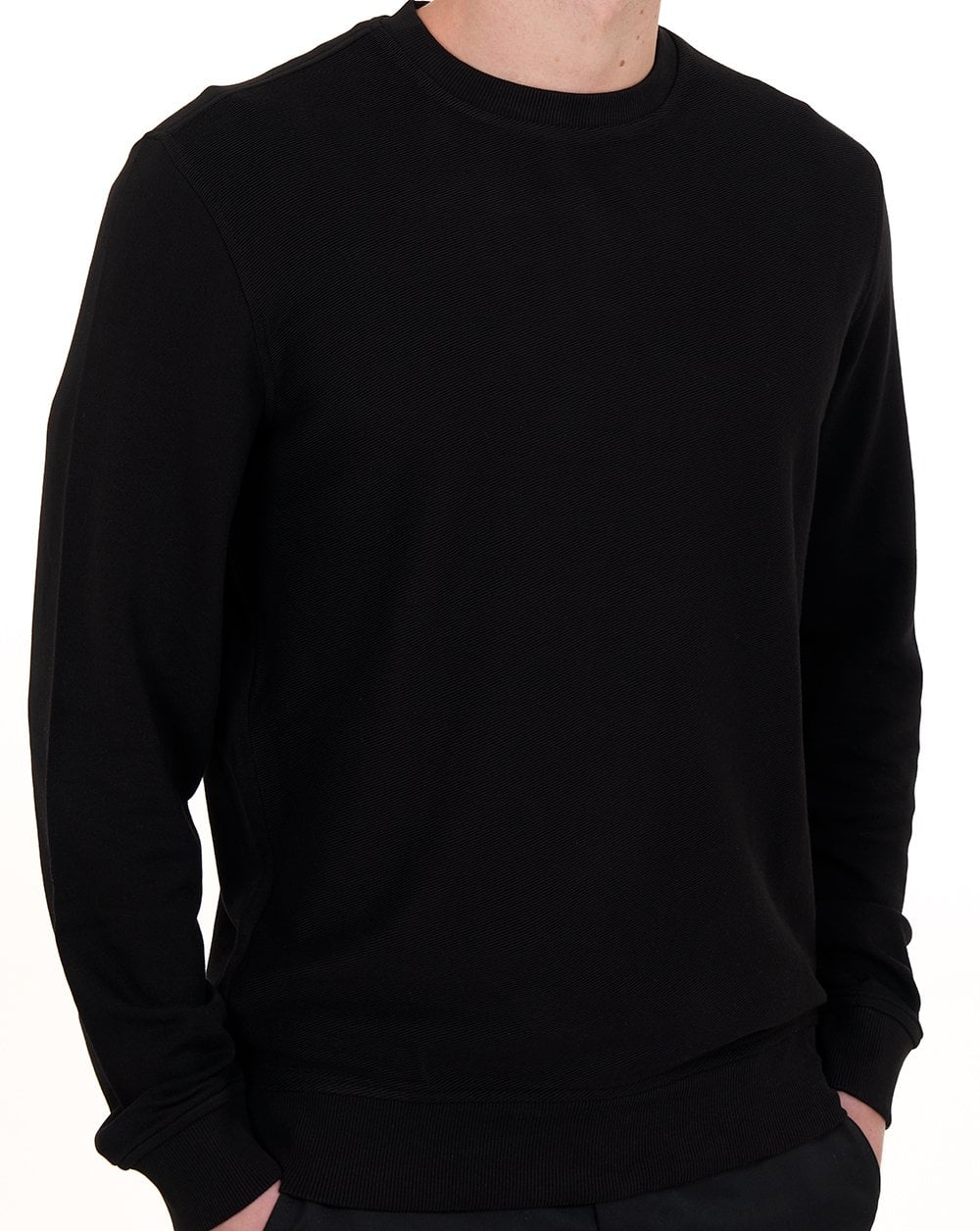 Barbour International Kaspain Crew Sweat Black - Image 3