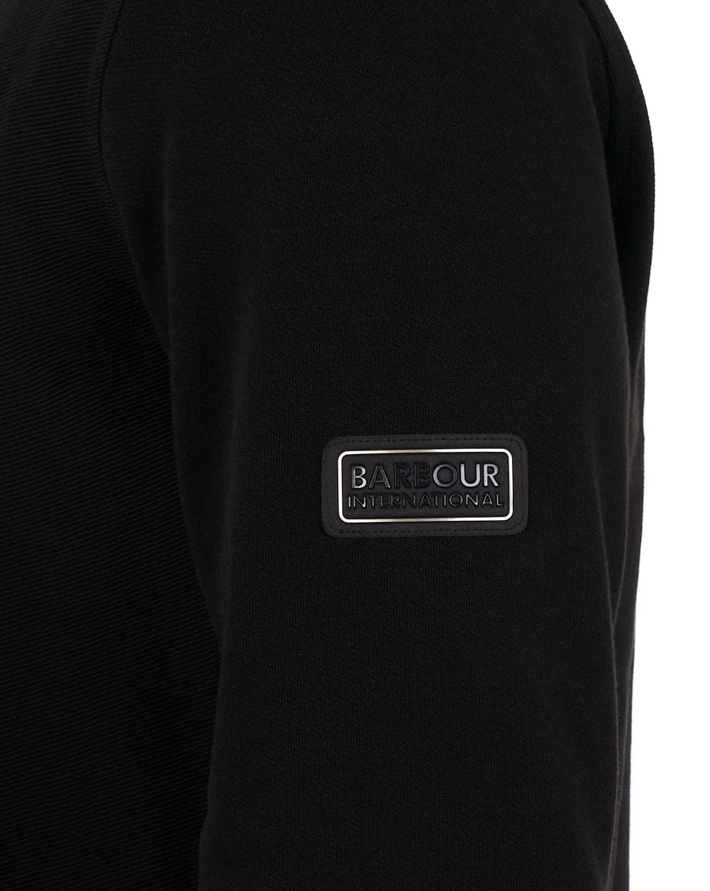Barbour International Kaspain Crew Sweat Black - Image 4