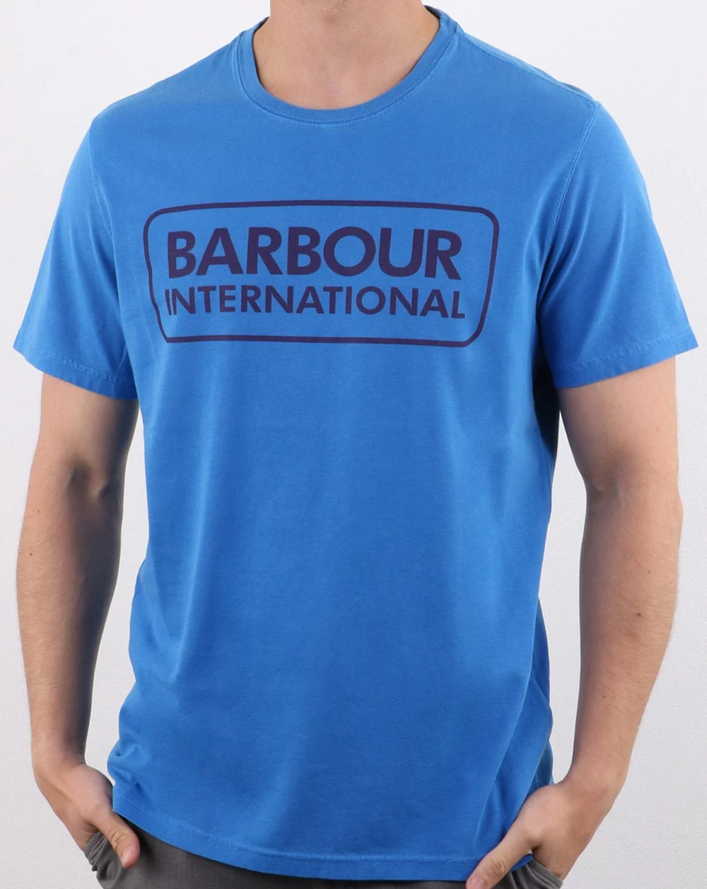 Barbour International Kit Pigment Tee Brit Blue - Image 2