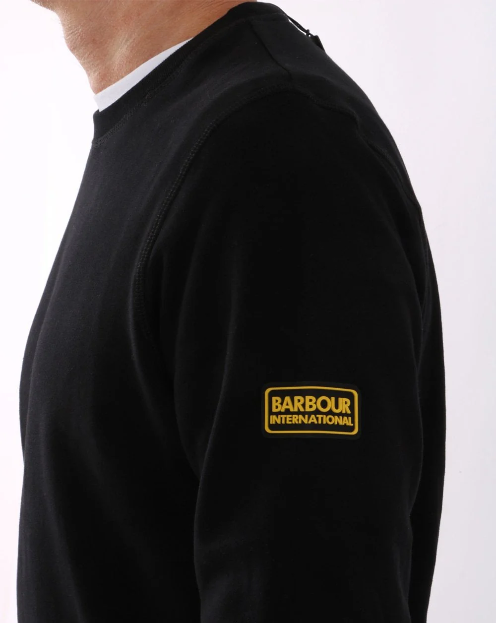 Barbour International Legacy Sweatshirt Black - Image 2