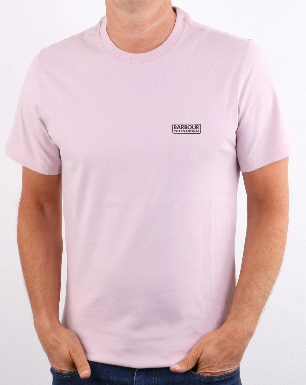 Barbour International Small Logo T-shirt Dust Pink