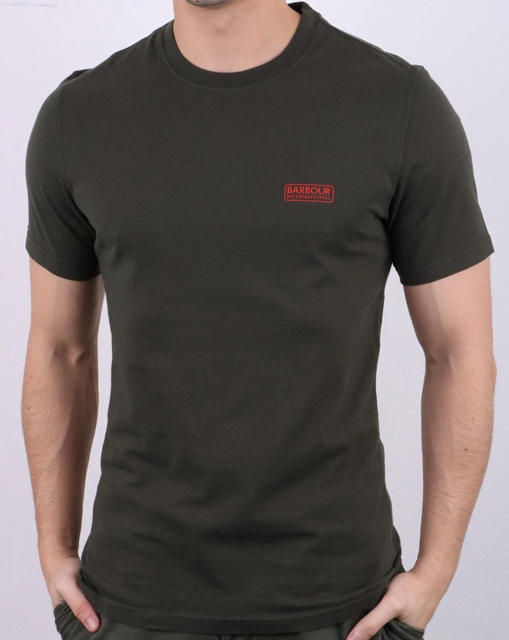 Barbour International Small Logo T-shirt Jungle Green