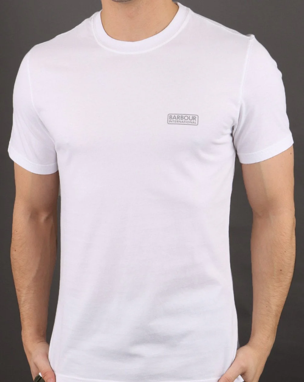Barbour International Small Logo T-shirt White
