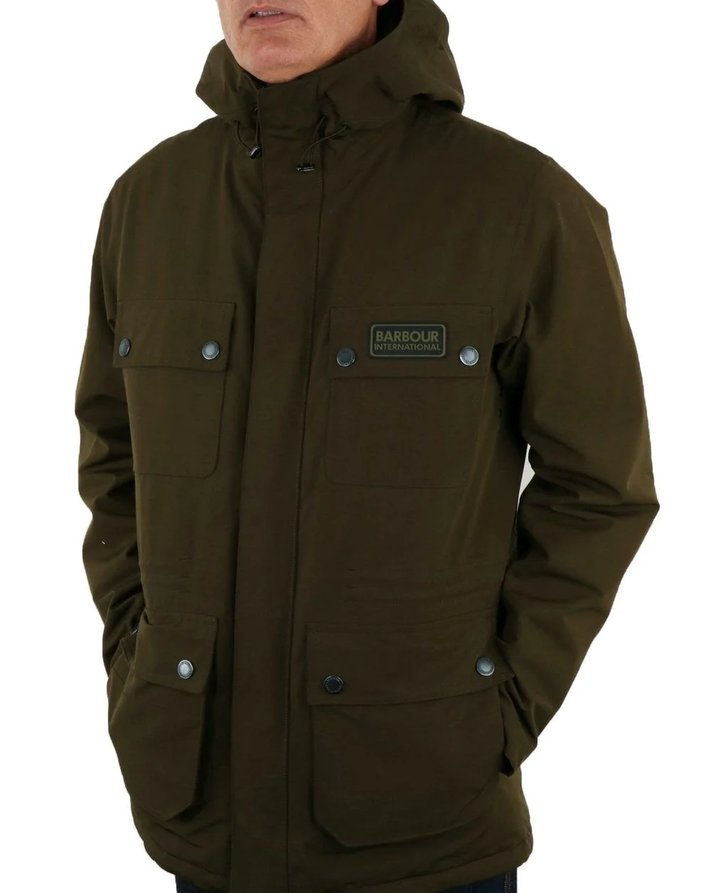Barbour International Tourer Endo Jacket Olive - Image 2