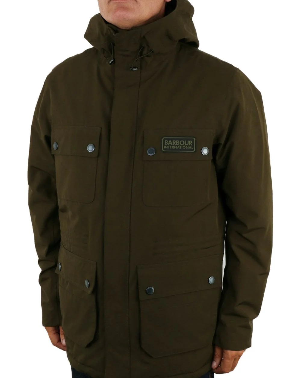 Barbour International Tourer Endo Jacket Olive - Image 4
