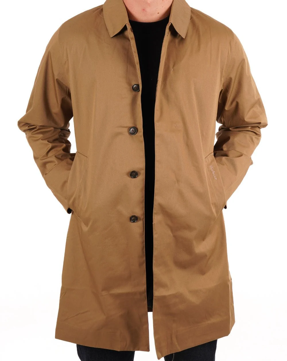 Barbour Lorden Waterproof Mac Sand - Image 2