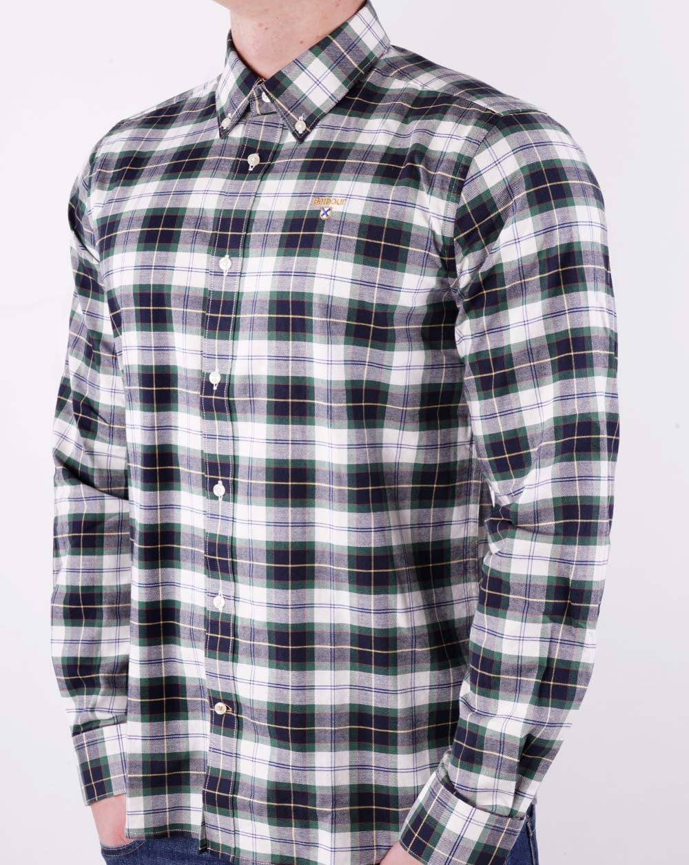 Barbour Oxbridge Tartan Shirt Summer Ivy - Image 3