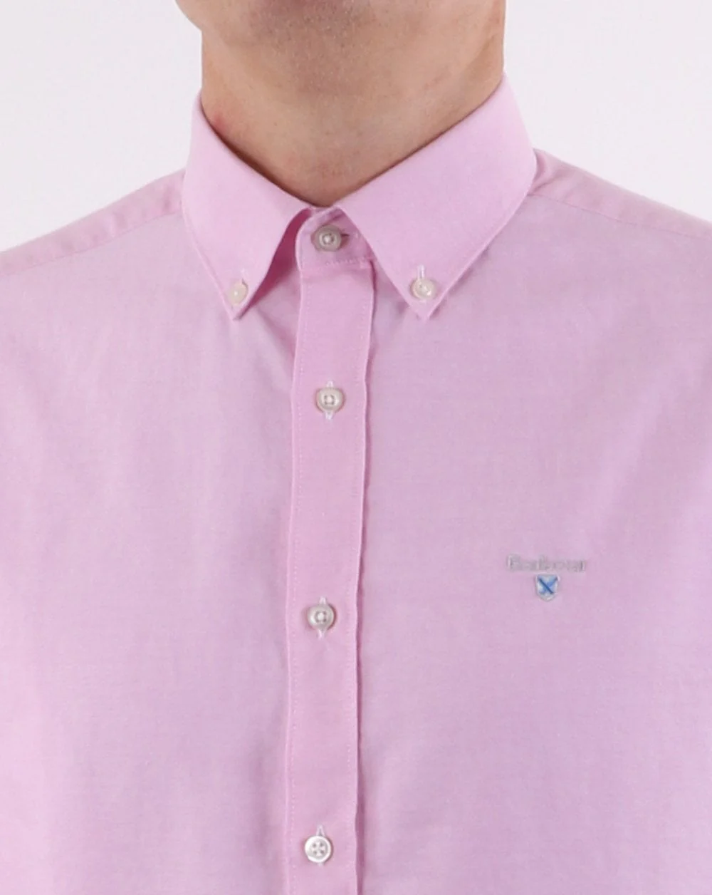 Barbour Oxford Shirt Pink - Image 4