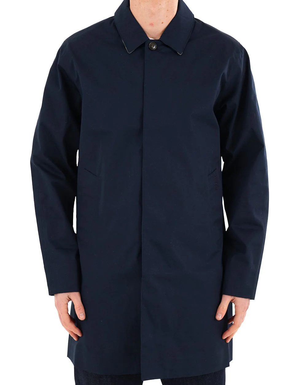 Barbour Rokig Waterproof Mac Navy/Highland Loch - Image 4