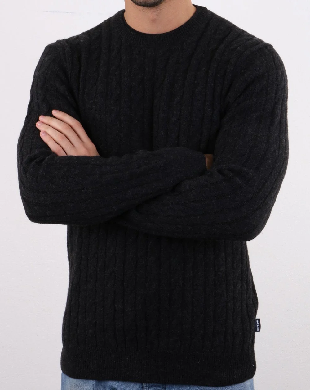 Barbour Sanda Jumper Dark Grey - Image 3