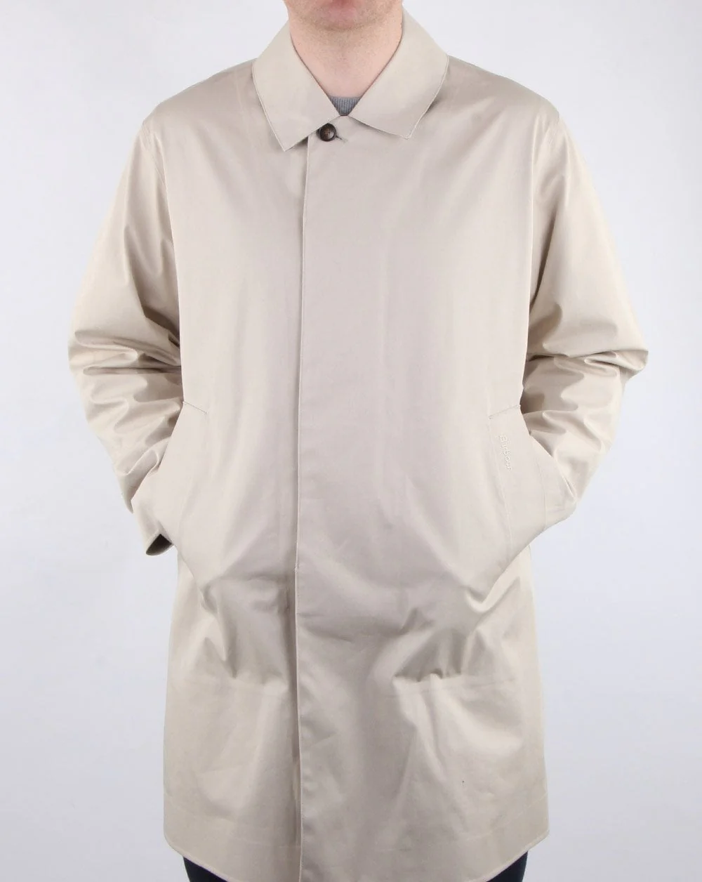 Barbour Selkig Mac Jacket Stone - Image 3