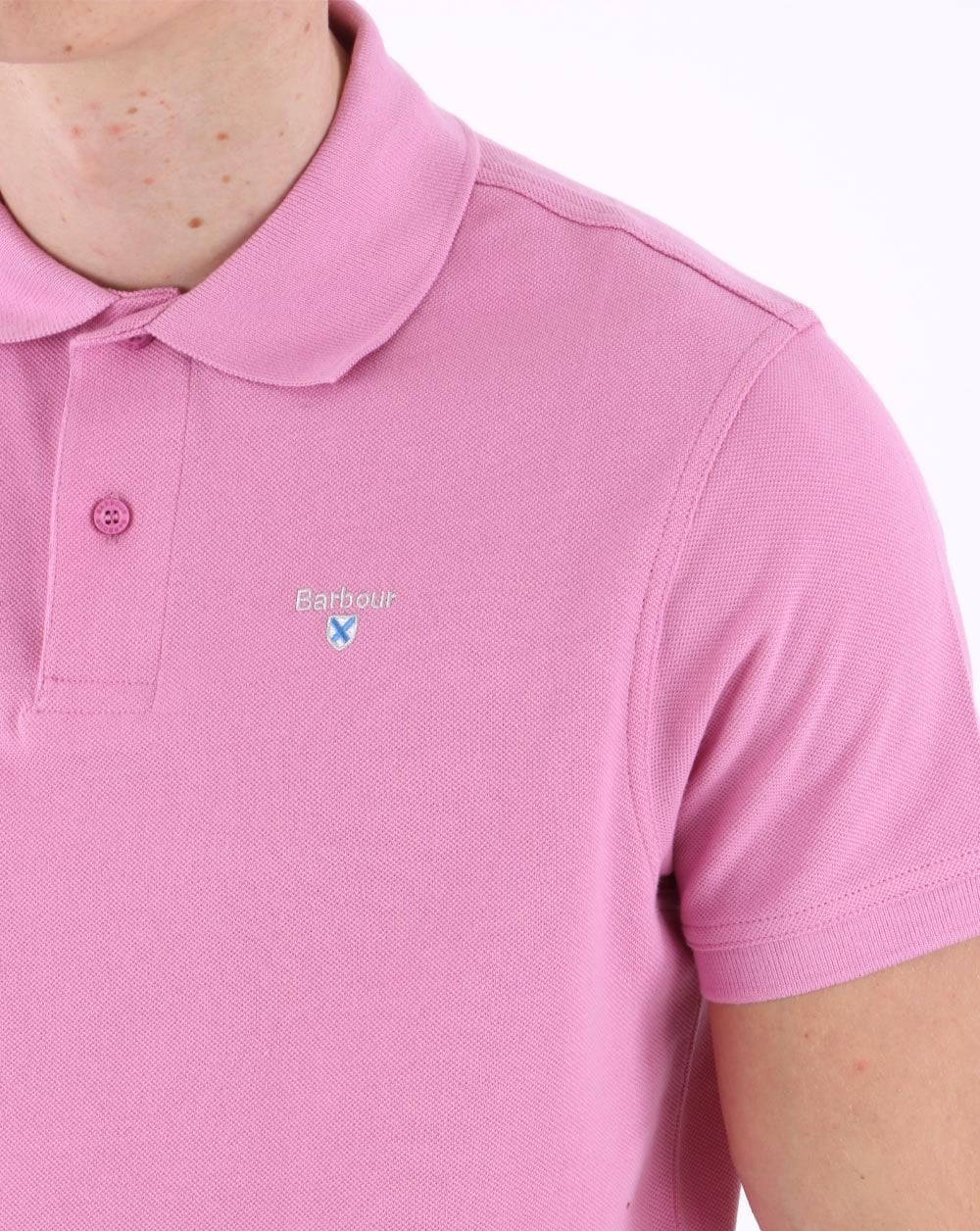 Barbour Sports Polo Mauve - Image 2