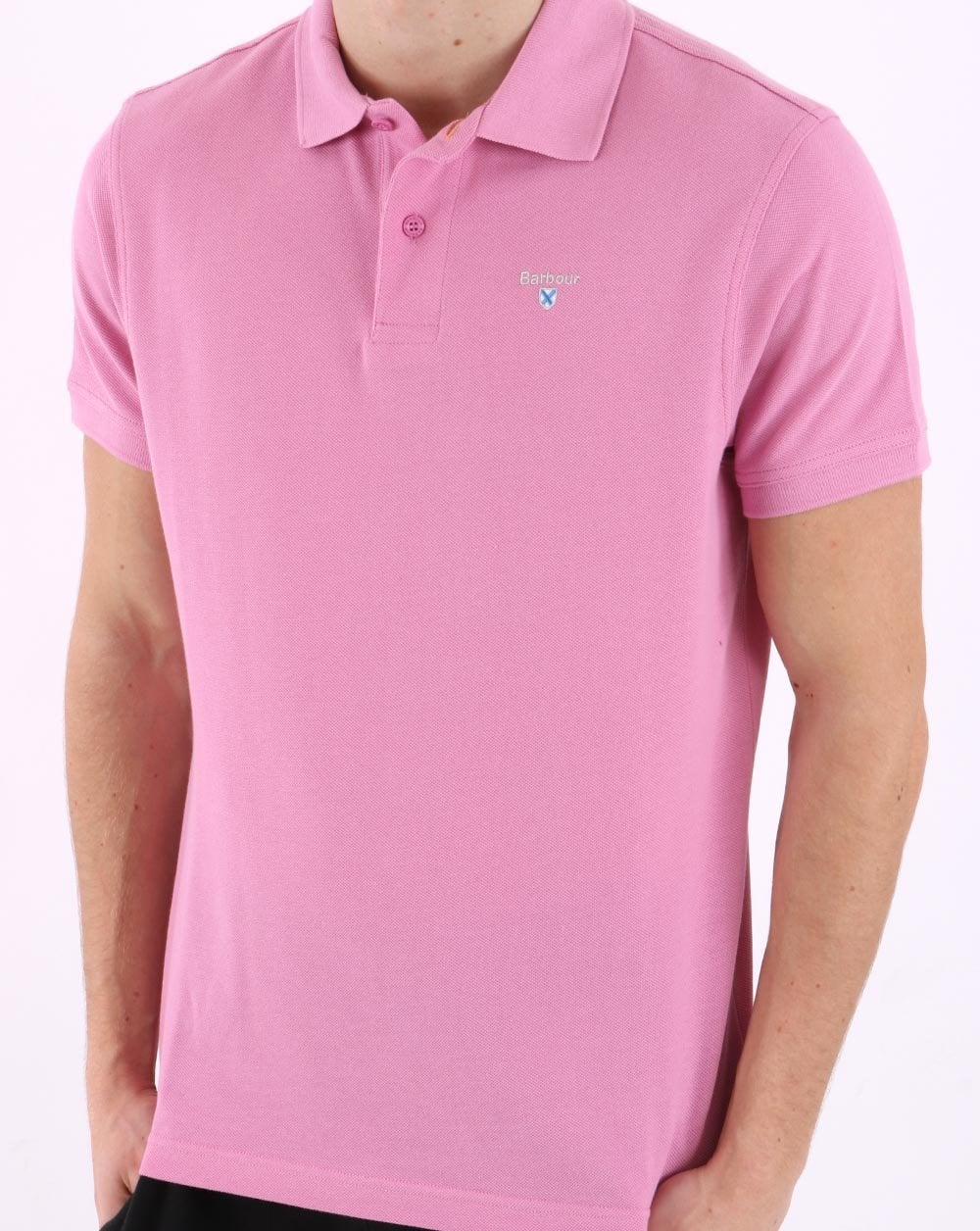 Barbour Sports Polo Mauve - Image 3