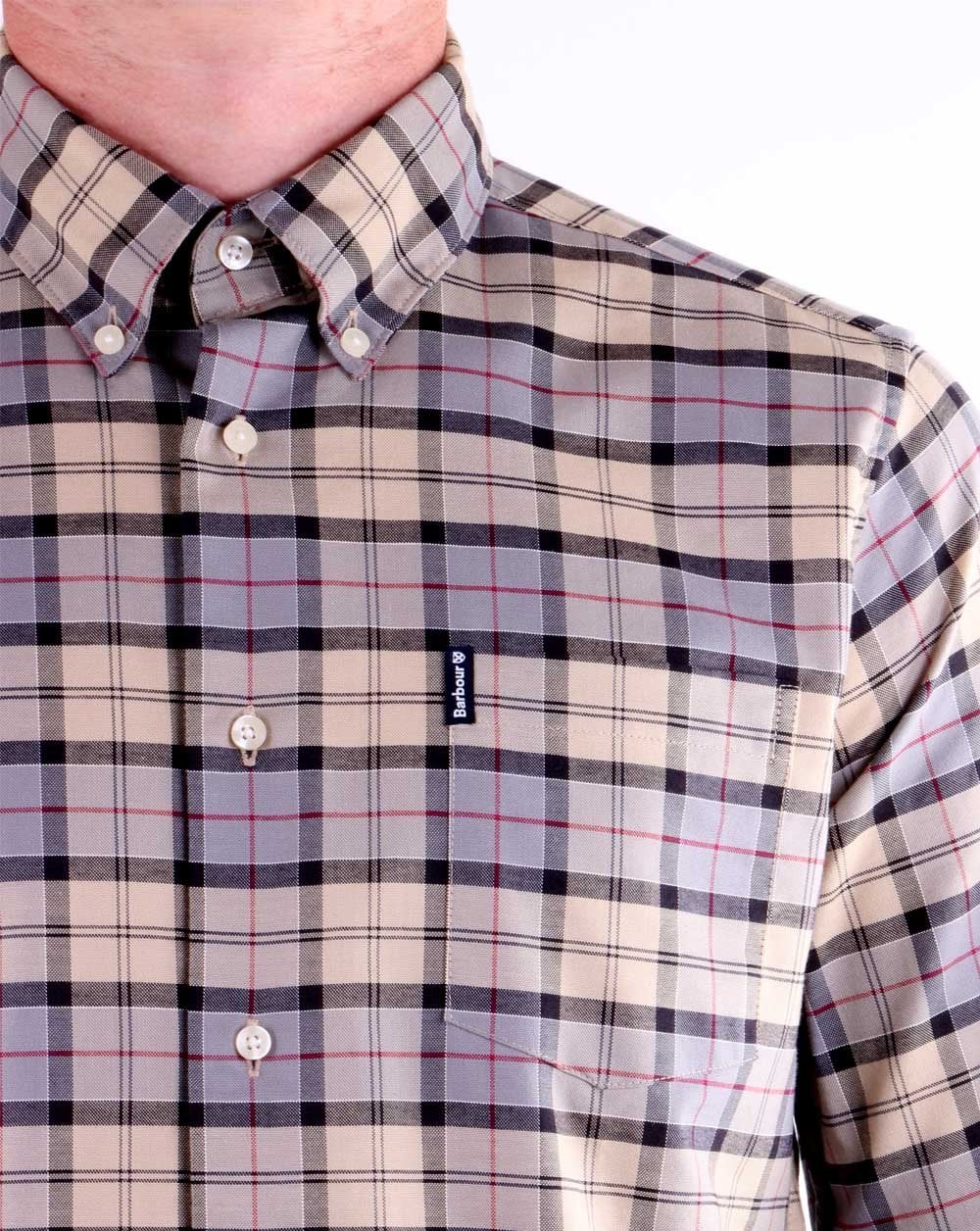 Barbour Tartan Tailored Shirt Dress Tartan - Image 4